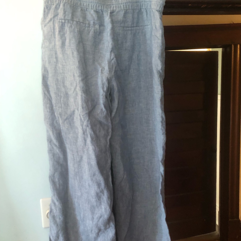 Athleta Light Blue Men's Linen Pants